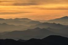 Blue Ridge Parkway Overlook at Sunset