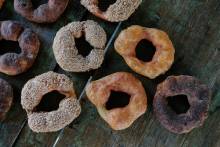 Bakeries in Asheville include Hole Donuts