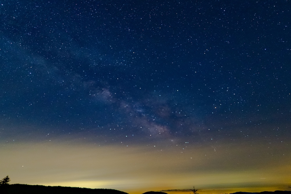 winter stargazing in asheville