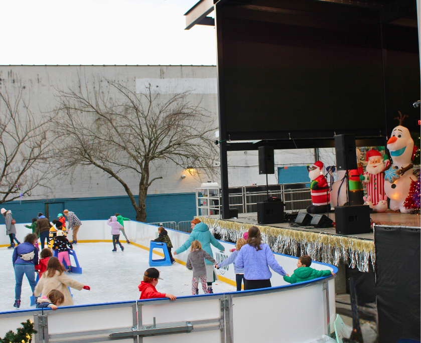 asheville yards ice skating rink